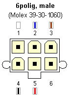 Optional-Power-Steckverbinder auf dem Motherboard