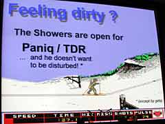 Showers are open for Paniq/TDR