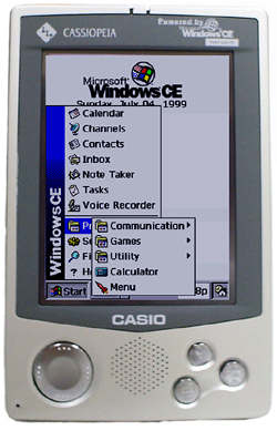 Cassiopeia mit windowsce