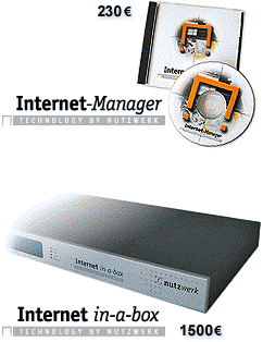 Internet-Manager und Internet in-a-box