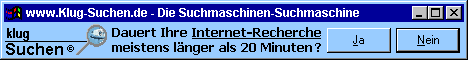 Klug-Suchen.de – Die Suchmaschinen-Suchmaschine